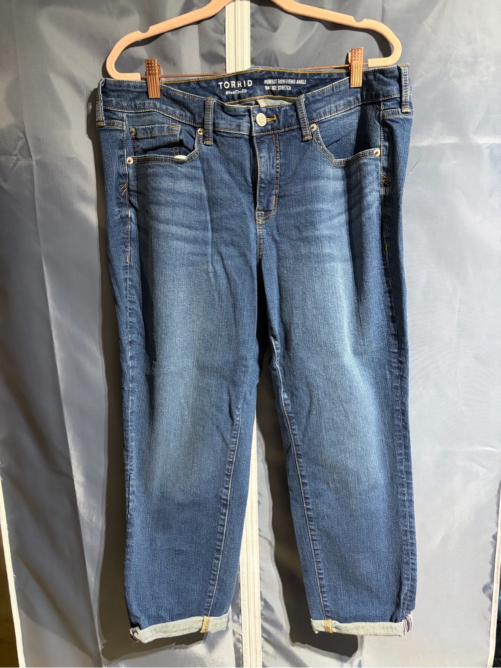 torrid Medium Blue Boyfriend Denim Jeans